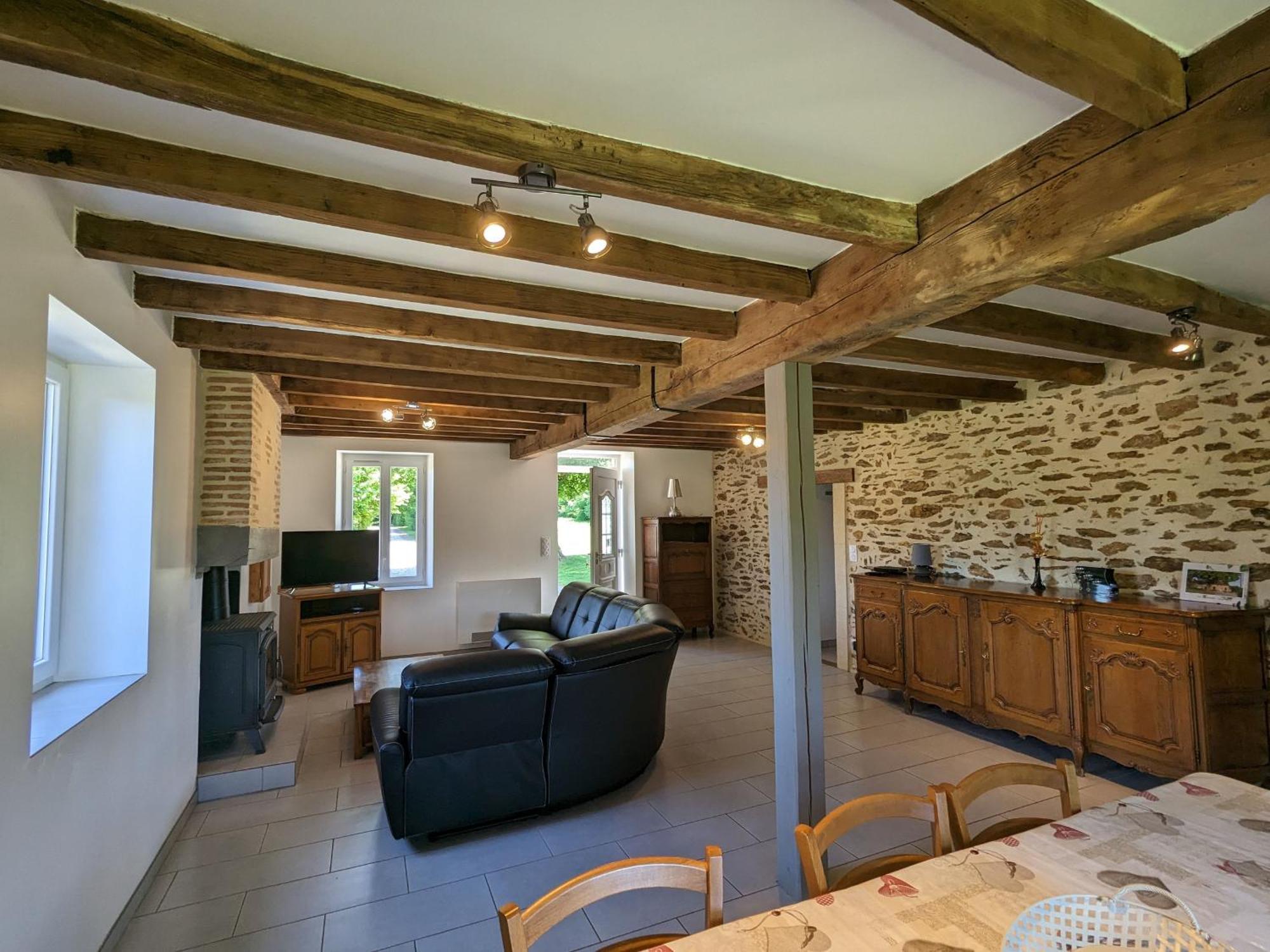 Вилла Grande Ferme Renovee Avec Jardin Et Loisirs A Proximite - Fr-1-591-155 Поулигны-Нотре-Даме Экстерьер фото